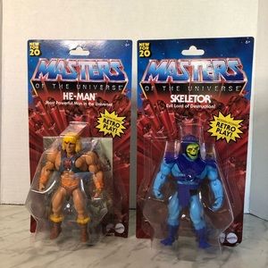 Masters of the Universe- He Man & Skeletor action figure set